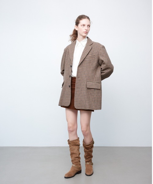 Launa lea(ラウナレア)の「ルーズロングブーツ(S156)(ブーツ・レディース・ベージュ/ブラック・S/M/L/LL)」の11枚目の写真