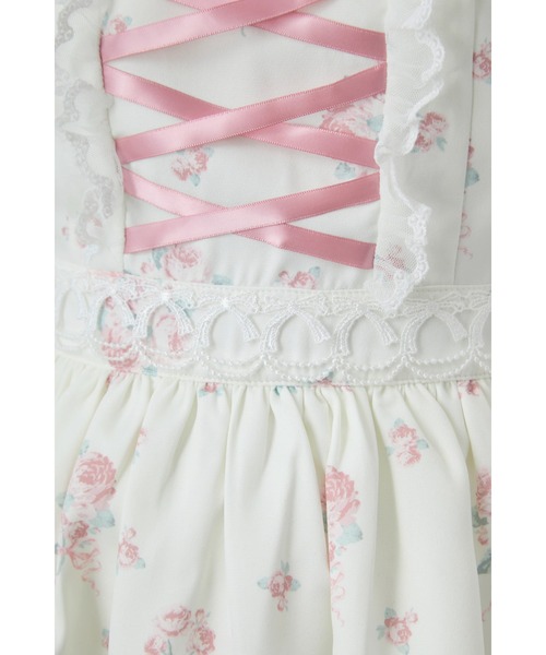 Ank Rouge（アンクルージュ）の「ドリーミーフラワープリントSet up（ワンピース・レディース・アイボリー/ブラック/ピンク・M）」の14枚目の写真