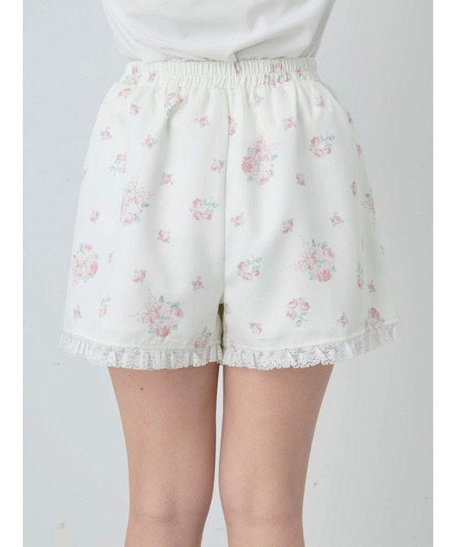 Ank Rouge（アンクルージュ）の「ドリーミーフラワープリントSet up（ワンピース・レディース・アイボリー/ブラック/ピンク・M）」の18枚目の写真