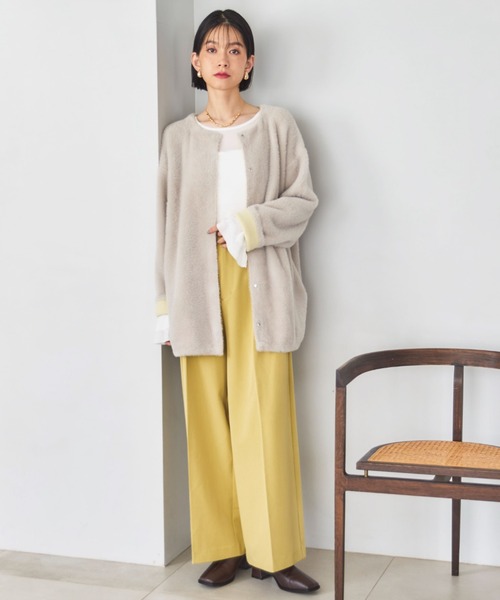 Doux archives（ドゥアルシーヴ）の「ラッフルスリーブプルオーバー（Tシャツ/カットソー・レディース・ホワイト/アイボリー/ブラック・FREE）」の12枚目の写真