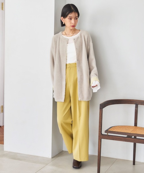 Doux archives（ドゥアルシーヴ）の「ラッフルスリーブプルオーバー（Tシャツ/カットソー・レディース・ホワイト/アイボリー/ブラック・FREE）」の15枚目の写真