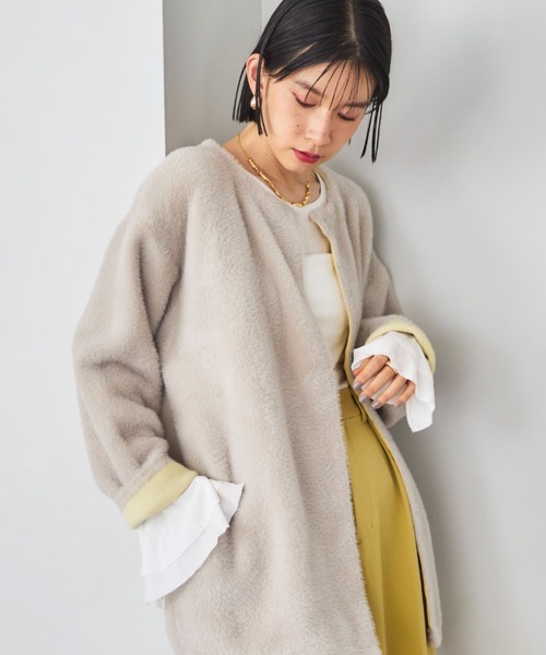 Doux archives（ドゥアルシーヴ）の「ラッフルスリーブプルオーバー（Tシャツ/カットソー・レディース・ホワイト/アイボリー/ブラック・FREE）」の21枚目の写真