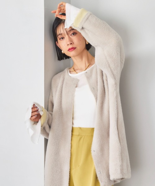 Doux archives（ドゥアルシーヴ）の「ラッフルスリーブプルオーバー（Tシャツ/カットソー・レディース・ホワイト/アイボリー/ブラック・FREE）」の20枚目の写真