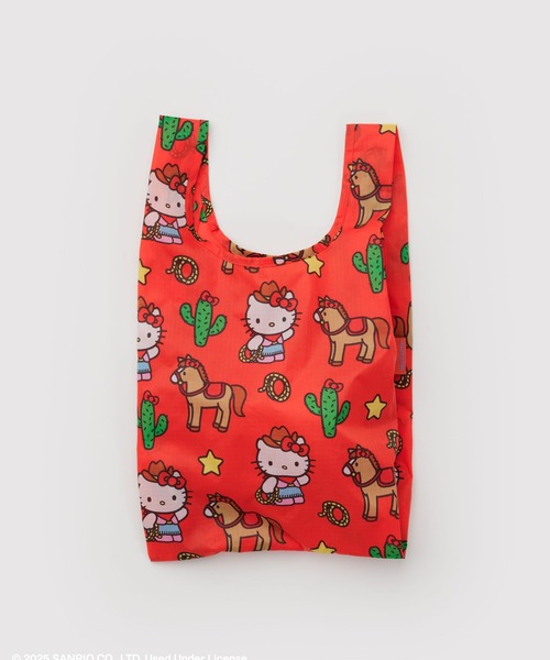 BAGGU（バグー）の「BABY BAGGU 610.Hello Kitty Western（エコバッグ/サブバッグ・レディース・レッド・FREE）」の2枚目の写真