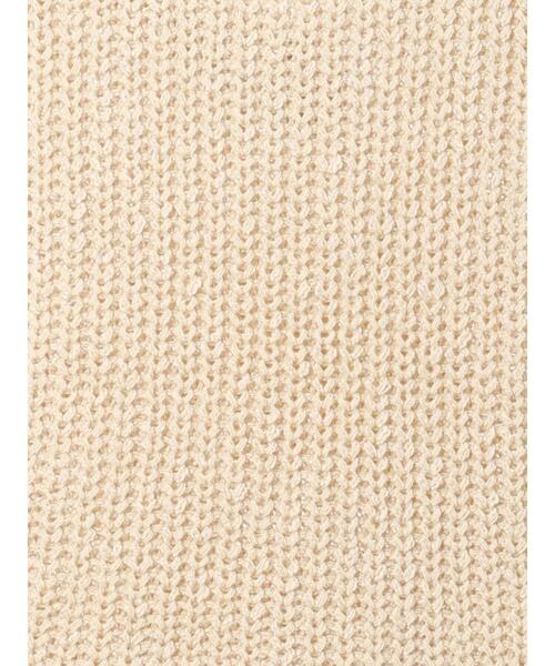 Lugnoncure（ルノンキュール）の「スラブヤーンVネックニットベスト（ニット/セーター・レディース・ブラウン/キナリ/ブラック・F）」の21枚目の写真