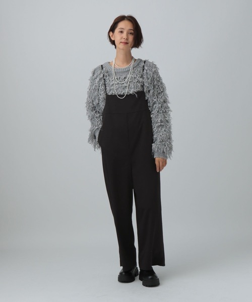 LEPSIM（レプシィム）の「キャミサロペット　600205（サロペット/オーバーオール・レディース・ブラック/カーキ・FREE）」の6枚目の写真