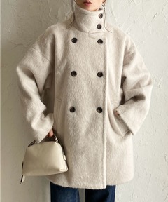 2way shaggy midi coat【Amiur × minami】 / 2wayシャギーミディコート