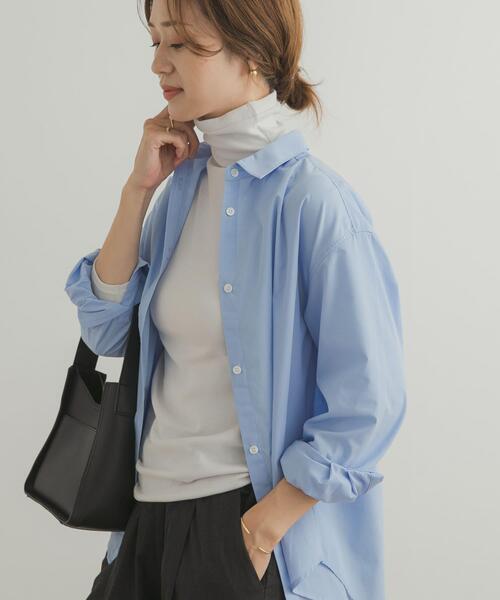 URBAN RESEARCH DOORS(アーバンリサーチドアーズ)の「ソフトテレコタートルプルオーバー(Tシャツ/カットソー・レディース・ライトグレー/オフホワイト/ブラック・FREE)」の14枚目の写真