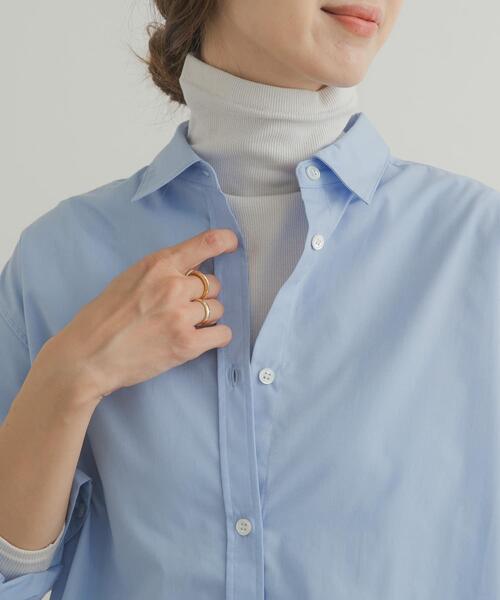 URBAN RESEARCH DOORS(アーバンリサーチドアーズ)の「ソフトテレコタートルプルオーバー(Tシャツ/カットソー・レディース・ライトグレー/オフホワイト/ブラック・FREE)」の15枚目の写真