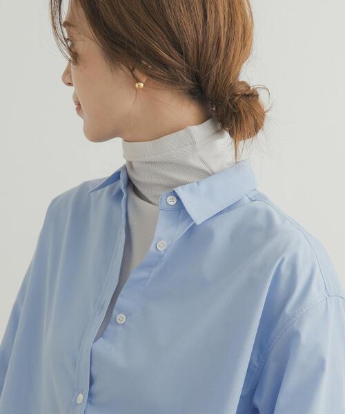 URBAN RESEARCH DOORS(アーバンリサーチドアーズ)の「ソフトテレコタートルプルオーバー(Tシャツ/カットソー・レディース・ライトグレー/オフホワイト/ブラック・FREE)」の16枚目の写真