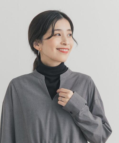 URBAN RESEARCH DOORS(アーバンリサーチドアーズ)の「ソフトテレコタートルプルオーバー(Tシャツ/カットソー・レディース・ライトグレー/オフホワイト/ブラック・FREE)」の22枚目の写真