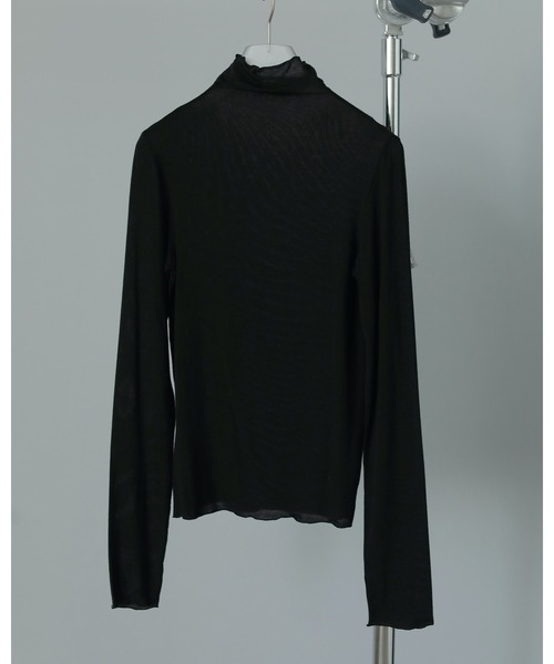anuke（アンヌーク）の「Cashmeresilk Turtle Tops（Tシャツ/カットソー・レディース・ブラック/アイボリー/グレー・FREE）」の14枚目の写真