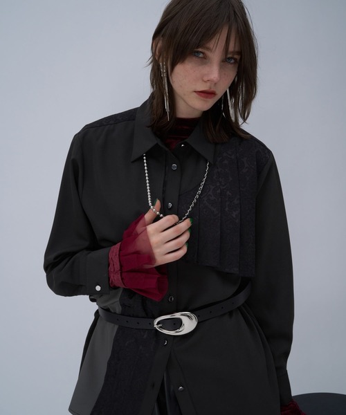 HARE（ハレ）の「ヘンケイバックルベルト(HARE)（ベルト・レディース・ブラック/グレー・FREE）」の19枚目の写真