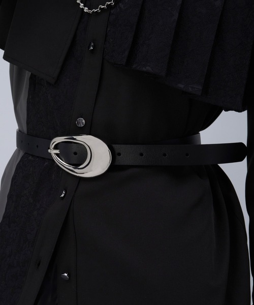 HARE（ハレ）の「ヘンケイバックルベルト(HARE)（ベルト・レディース・ブラック/グレー・FREE）」の20枚目の写真