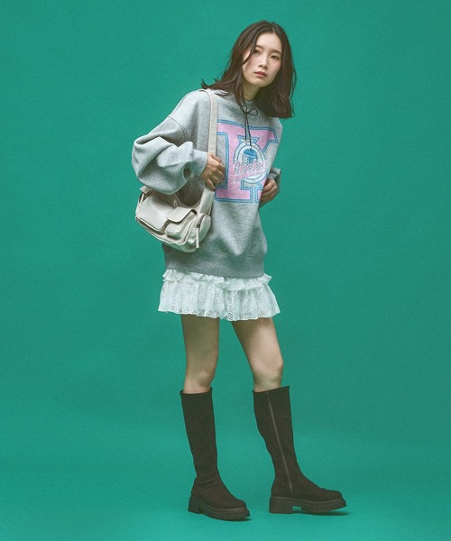 Kappa(カッパ)の「≪Kappa×and ST ウェルネスクラブ≫Icehockeyデザインスウェット (ユニセックス)(スウェット・レディース・ブラック/グレー・LARGE/SMALL/MEDIUM)」の12枚目の写真