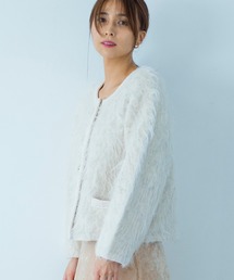 AJUGA.（アジュガ）の「シャギーニットカーディガンジャケット（カーディガン/ボレロ）」