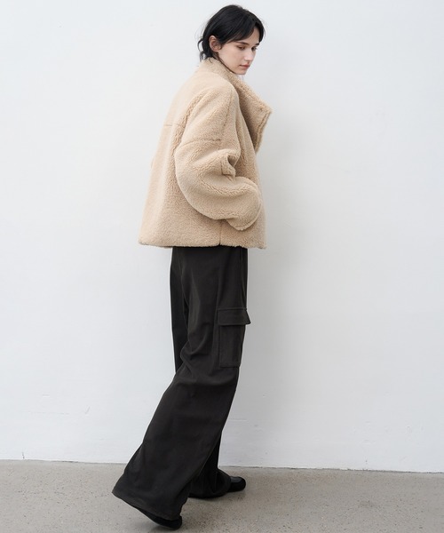 tageechita(タジチタ)の「【tageechita】コーデュロイ ミドルライズ ワイドストレート カーゴパンツ(その他パンツ・レディース・ダークブラウン・S/M/L)」の11枚目の写真