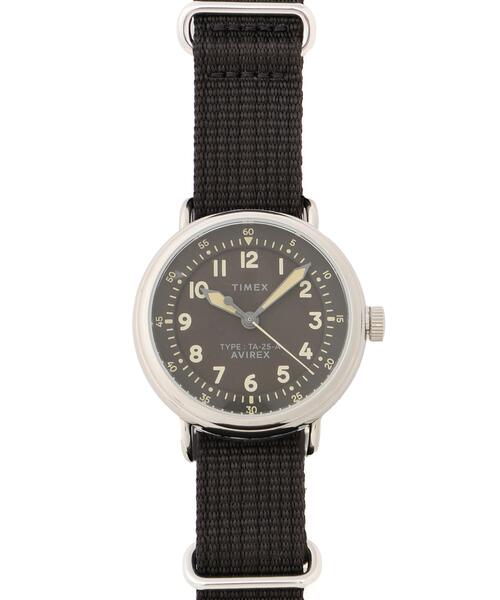 TIMEX（タイメックス）の「《AVIREX × TIMEX》TYPE-25A / タイプ 25A / アヴィレックス / タイメックス（アナログ腕時計・メンズ・ブラック/オリーブ系・F）」の21枚目の写真