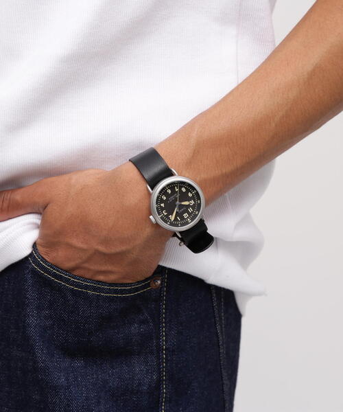 TIMEX（タイメックス）の「《AVIREX × TIMEX》TYPE-25A / タイプ 25A / アヴィレックス / タイメックス（アナログ腕時計・メンズ・ブラック/オリーブ系・F）」の21枚目の写真