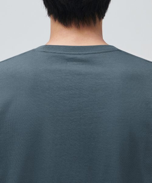 MUSINSA STANDARD（ムシンサスタンダード）の「ベーシック長袖Tシャツ[ピーコックブルー]（Tシャツ/カットソー・メンズ・その他・XX-LARGE/SMALL/MEDIUM/LARGE/X-LARGE）」の4枚目の写真