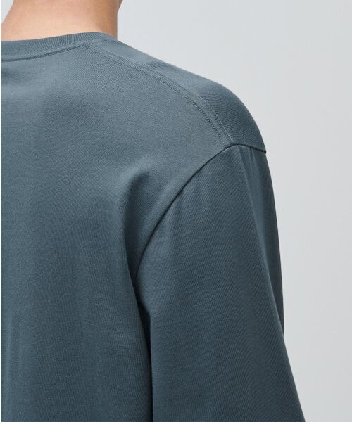 MUSINSA STANDARD（ムシンサスタンダード）の「ベーシック長袖Tシャツ[ピーコックブルー]（Tシャツ/カットソー・メンズ・その他・XX-LARGE/SMALL/MEDIUM/LARGE/X-LARGE）」の5枚目の写真