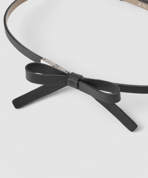 ANAYI（アナイ）の「リボンスライドベルト（ベルト・レディース・オフホワイト/ブラック・FREE）」の9枚目の写真