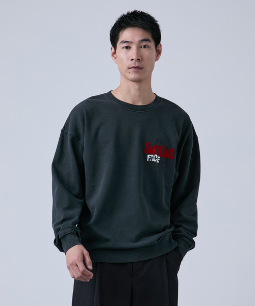 B.C STOCK(ベーセーストック)の「【GOOD OLD SHOP】コンパクト クルーネックスウェット(スウェット・メンズ・ホワイト/ブラック/ネイビー・MEDIUM/LARGE)」の5枚目の写真