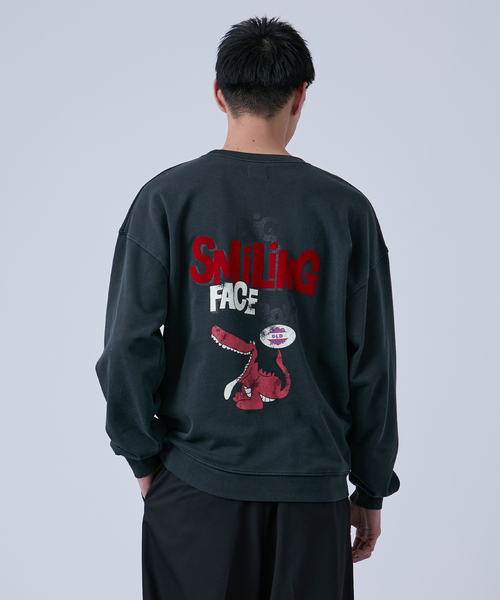 B.C STOCK(ベーセーストック)の「【GOOD OLD SHOP】コンパクト クルーネックスウェット(スウェット・メンズ・ホワイト/ブラック/ネイビー・MEDIUM/LARGE)」の7枚目の写真