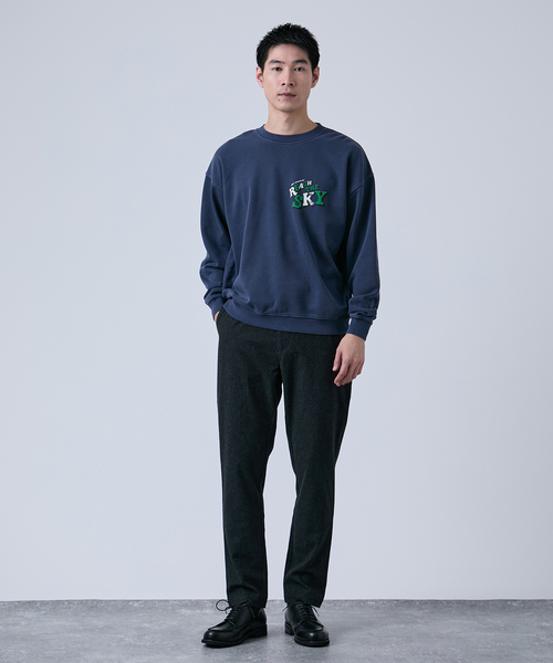 B.C STOCK(ベーセーストック)の「【GOOD OLD SHOP】コンパクト クルーネックスウェット(スウェット・メンズ・ホワイト/ブラック/ネイビー・MEDIUM/LARGE)」の12枚目の写真