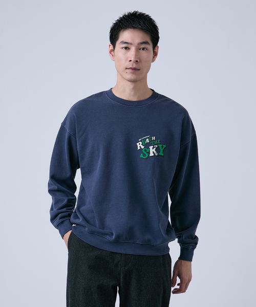 B.C STOCK(ベーセーストック)の「【GOOD OLD SHOP】コンパクト クルーネックスウェット(スウェット・メンズ・ホワイト/ブラック/ネイビー・MEDIUM/LARGE)」の13枚目の写真