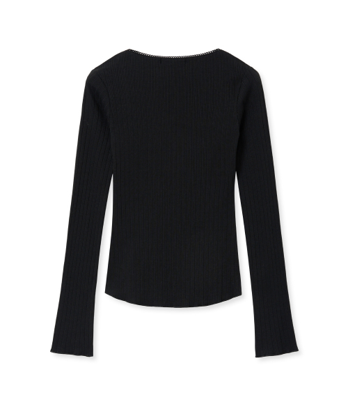 Midnight Move(ミッドナイトムーブ)の「2 lace t (black)(Tシャツ/カットソー・レディース・その他・FREE)」の3枚目の写真