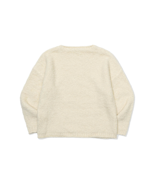 MOAA(モア)の「ブークレニットプルオーバー(アイボリー)(ニット/セーター・レディース・その他・SMALL/MEDIUM)」の4枚目の写真