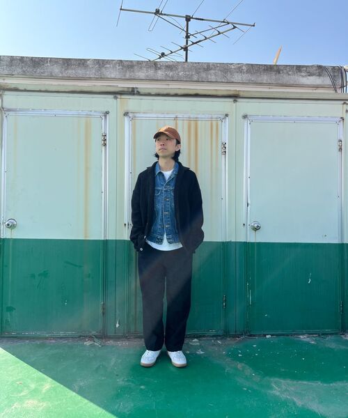 NODU（ノードユー）の「ソフトケーブルカラー ニットカーディガン [ブラック]（カーディガン/ボレロ・メンズ・その他・MEDIUM/LARGE）」の5枚目の写真