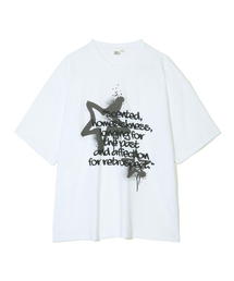 PARTIMENTO（パルティメント）の「ノスタルジアペインティングTホワイト（Tシャツ/カットソー）」