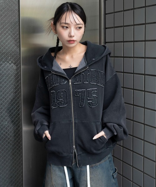 WEGO（ウィゴー）の「WEGO/【25年秋冬新作】裏起毛ファーフードBIGZIP