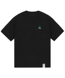 [UNISEX-24]スモールクローバーボード半袖Tシャツ_ブラック