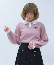 ニット/セーター（ピンク/桃色系・刺繍）ファッション通販 - ZOZOTOWN