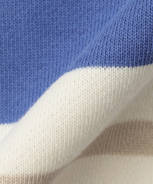 kladskap(クレードスコープ)の「恐竜ボーダートレーナー(スウェット・キッズ・グリーン/ブルー・90cm/100cm/110cm/120cm/130cm)」の10枚目の写真