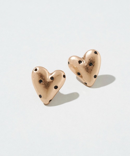 GOLDY(ゴールディ)の「ドット ハート メタル ピアス(ピアス(両耳用)・レディース・ゴールド/シルバー系その他/ゴールド系その他/シルバー・FREE)」の7枚目の写真