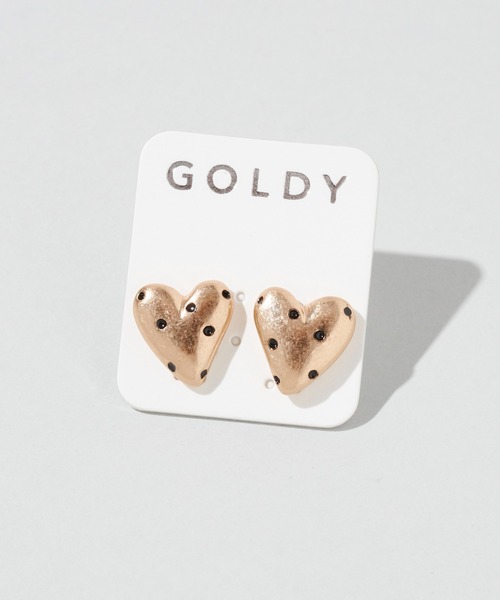 GOLDY(ゴールディ)の「ドット ハート メタル ピアス(ピアス(両耳用)・レディース・ゴールド/シルバー系その他/ゴールド系その他/シルバー・FREE)」の11枚目の写真