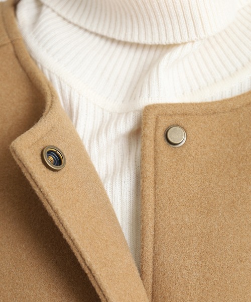 A.N.L(エーエヌエル レーベル)の「A.N.L フェイクウールブルゾン(ブルゾン・レディース・グレー/キャメル・38)」の6枚目の写真