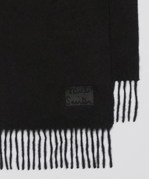 Cropped Logo” カシミヤマフラー【250404 CA】（マフラー）｜Paul