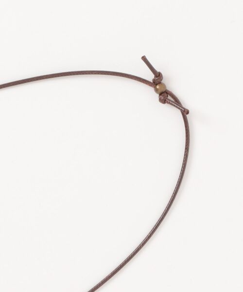 チチカカ(チチカカ)の「糸巻ウッドネックレス(ネックレス・レディース・マスタード/ターコイズブルー/ブルー・FREE)」の4枚目の写真