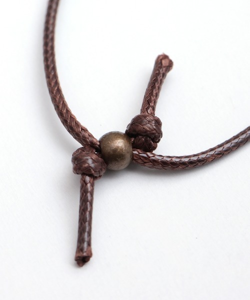 チチカカ(チチカカ)の「糸巻ウッドネックレス(ネックレス・レディース・マスタード/ターコイズブルー/ブルー・FREE)」の10枚目の写真