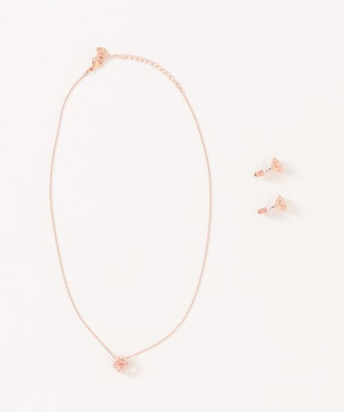 SWAROVSKI】スワロフスキー Una ネックレス ピアス セット SWAROVSKI】スワロフスキー Una ネックレス ピアス セット