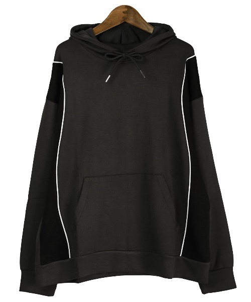 LUXSTYLE(ラグスタイル)の「UVカットストレッチ切替パーカー(パーカー・メンズ・ブラック/チャコールグレー/ホワイト・L/XL/M)」の16枚目の写真