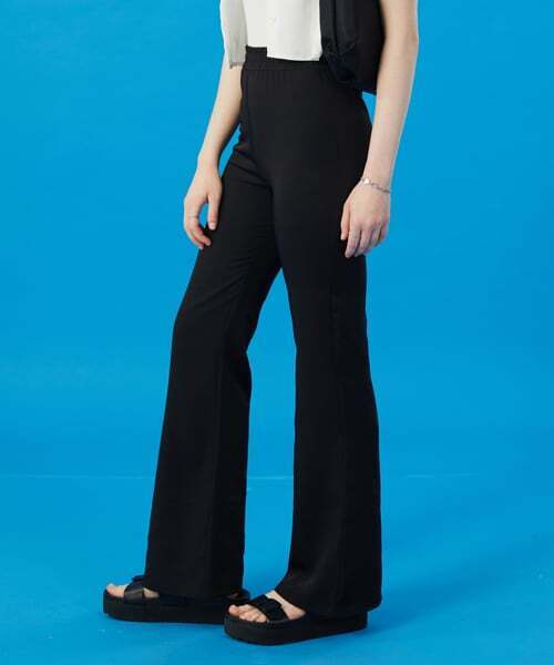 KOLEAT（コレット）の「クーリング冷蔵庫ロングスリムバンディングブーツカットスラックス[BLACK]ワイドラッパーズver.（スラックス・レディース・その他・FREE）」の3枚目の写真