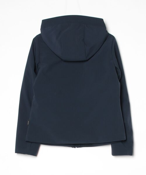 WOOLRICH（ウールリッチ）の「WOOLRICH Firth Parka in Tech Softshell  ウールリッチ ファース パーカ テック ソフトシェル ダウンジャケット（ダウンジャケット/コート・レディース・ネイビー/ブラック/クリーム・X-SMALL/SMALL/MEDIUM/LARGE）」の4枚目の写真