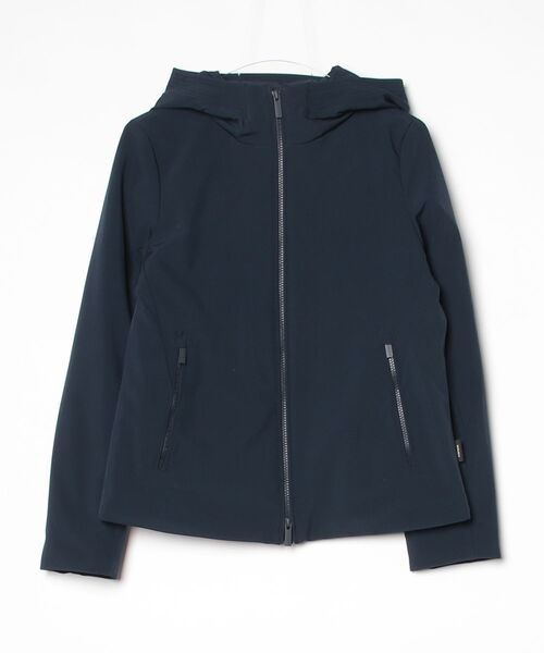 WOOLRICH（ウールリッチ）の「WOOLRICH Firth Parka in Tech Softshell  ウールリッチ ファース パーカ テック ソフトシェル ダウンジャケット（ダウンジャケット/コート・レディース・ネイビー/ブラック/クリーム・X-SMALL/SMALL/MEDIUM/LARGE）」の20枚目の写真
