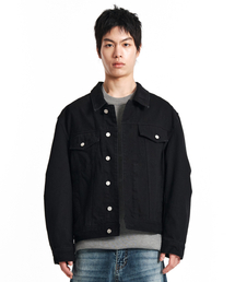 KICHUL（キチョル）の「STANDARD DARTS DENIM JACKET (BLACK)（デニムジャケット）」